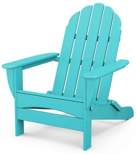 POLYWOOD® Classic Oversized Folding Adirondack Chair - AD7030 Adirondack Chair POLYWOOD®