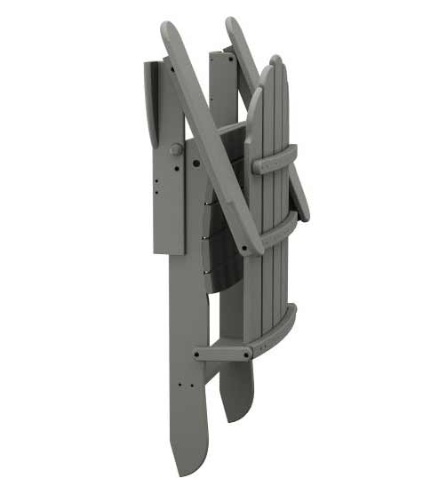 POLYWOOD® Classic Oversized Folding Adirondack Chair - AD7030 Adirondack Chair POLYWOOD®