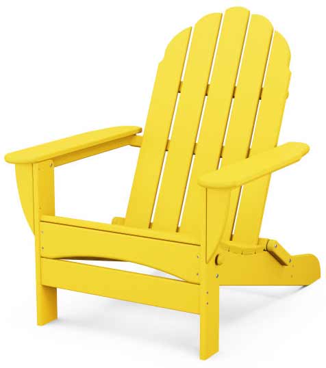 POLYWOOD® Classic Oversized Folding Adirondack Chair - AD7030 Adirondack Chair POLYWOOD®