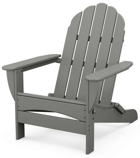POLYWOOD® Classic Oversized Folding Adirondack Chair - AD7030 Adirondack Chair POLYWOOD®