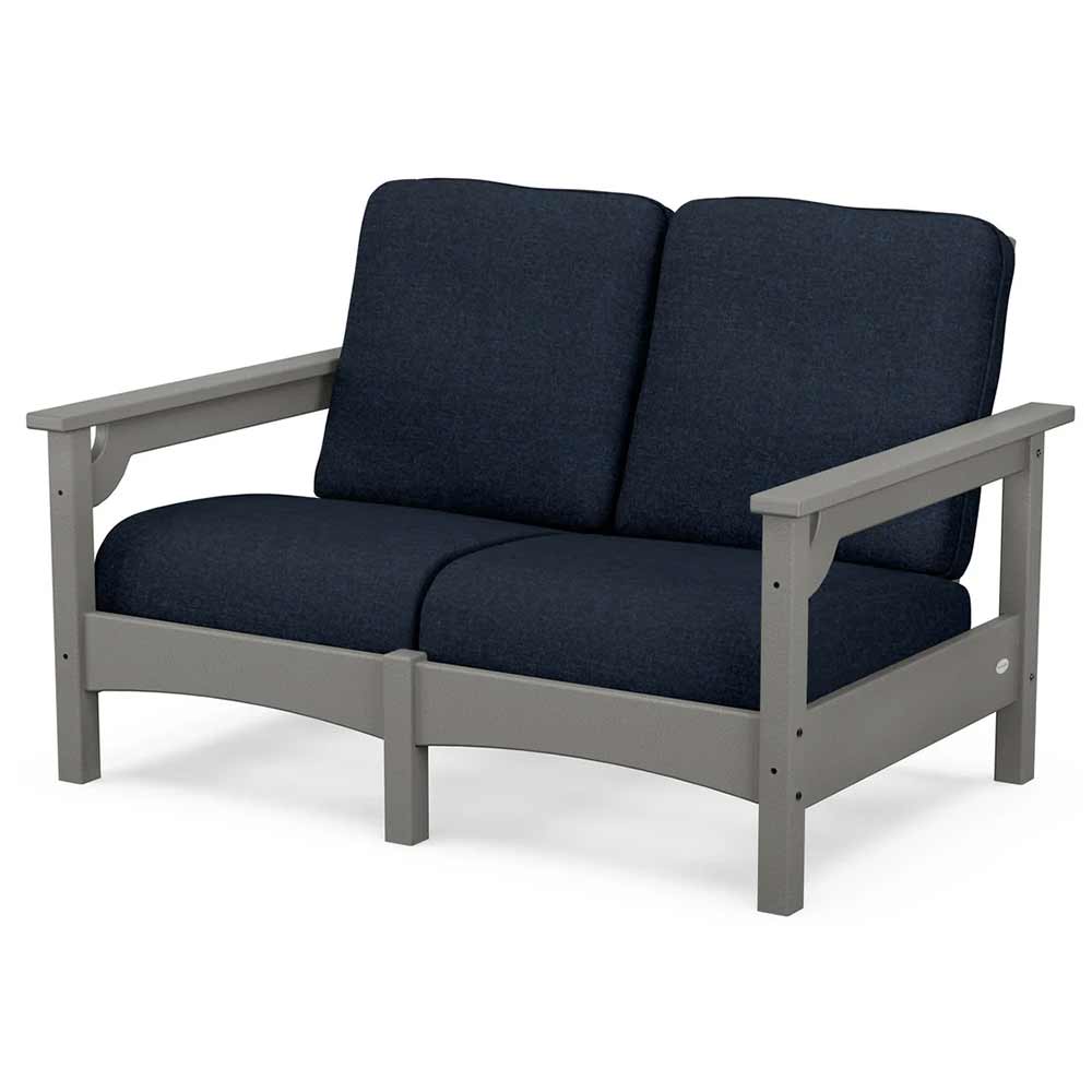 POLYWOOD® - Club Loveseat - PWCLC47GY Outdoor Furniture POLYWOOD®
