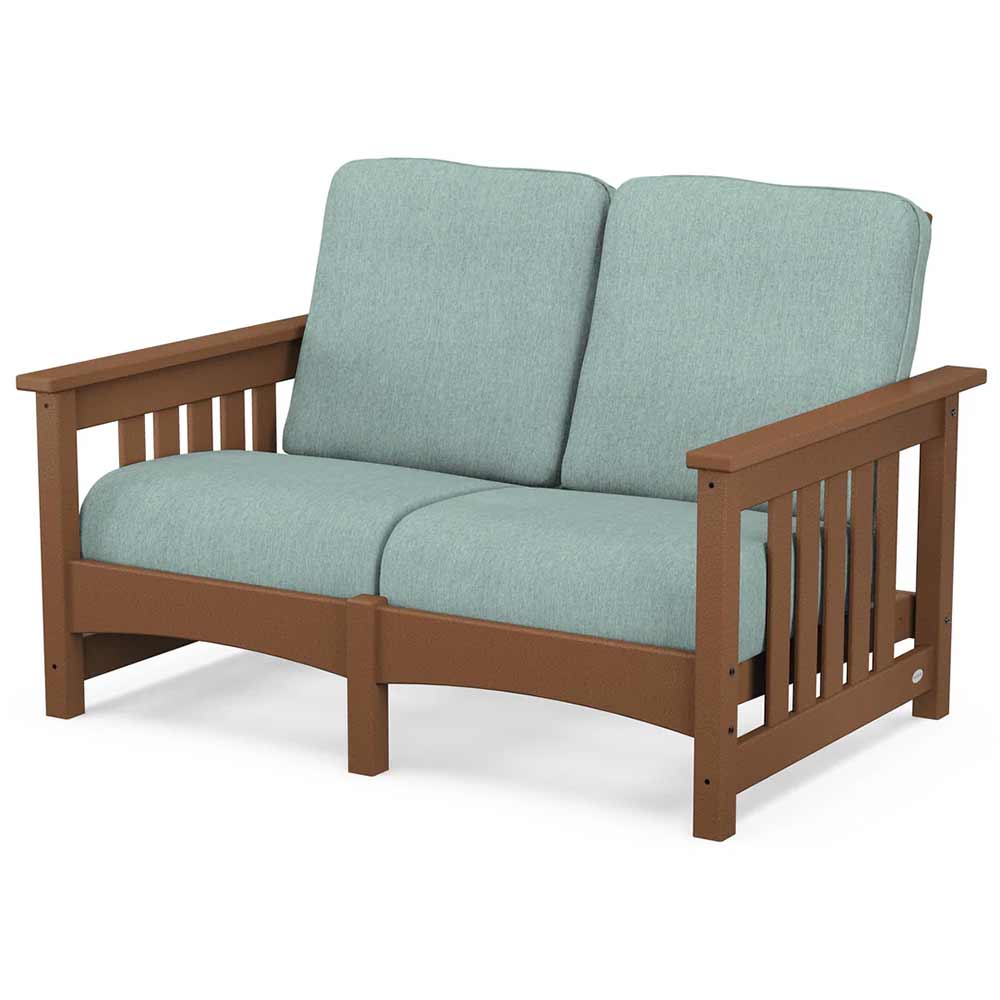 POLYWOOD® - Club Mission Loveseat - PWCMC47GY