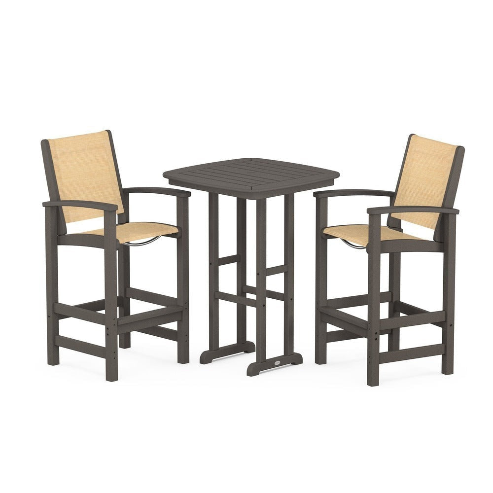 POLYWOOD® Coastal 3-Piece Bar Set - PWS156