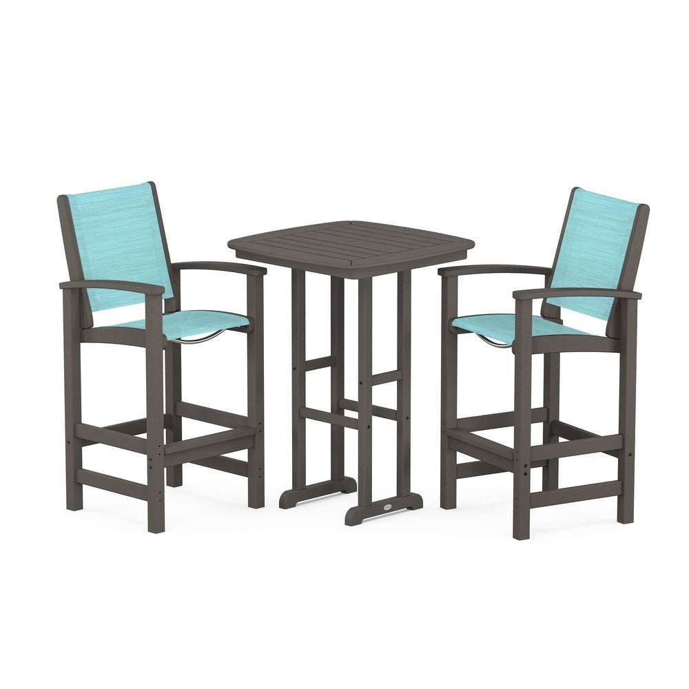 POLYWOOD® Coastal 3-Piece Bar Set - PWS156