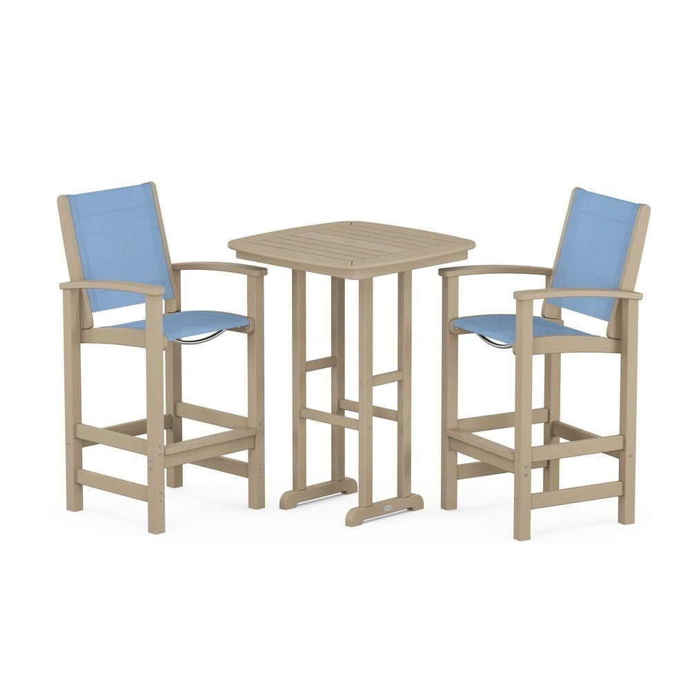 POLYWOOD® Coastal 3-Piece Bar Set - PWS156