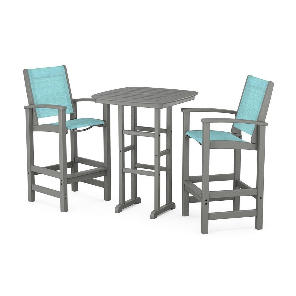 POLYWOOD® Coastal 3-Piece Bar Set - PWS156