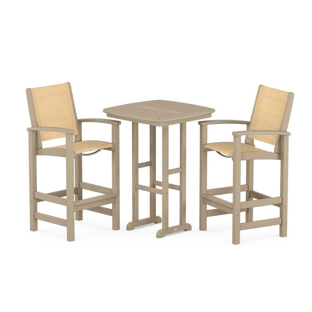 POLYWOOD® Coastal 3-Piece Bar Set - PWS156