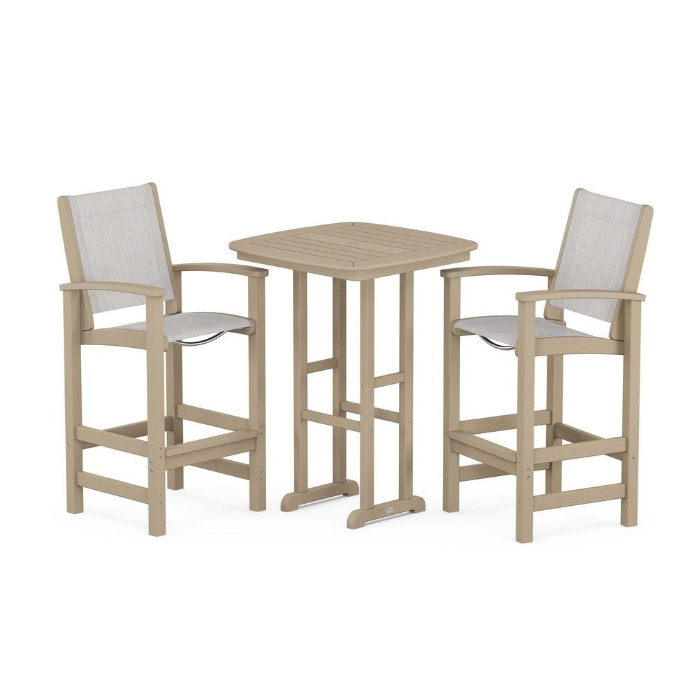 POLYWOOD® Coastal 3-Piece Bar Set - PWS156