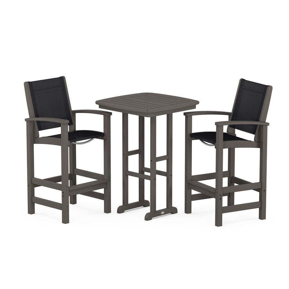 POLYWOOD® Coastal 3-Piece Bar Set - PWS156