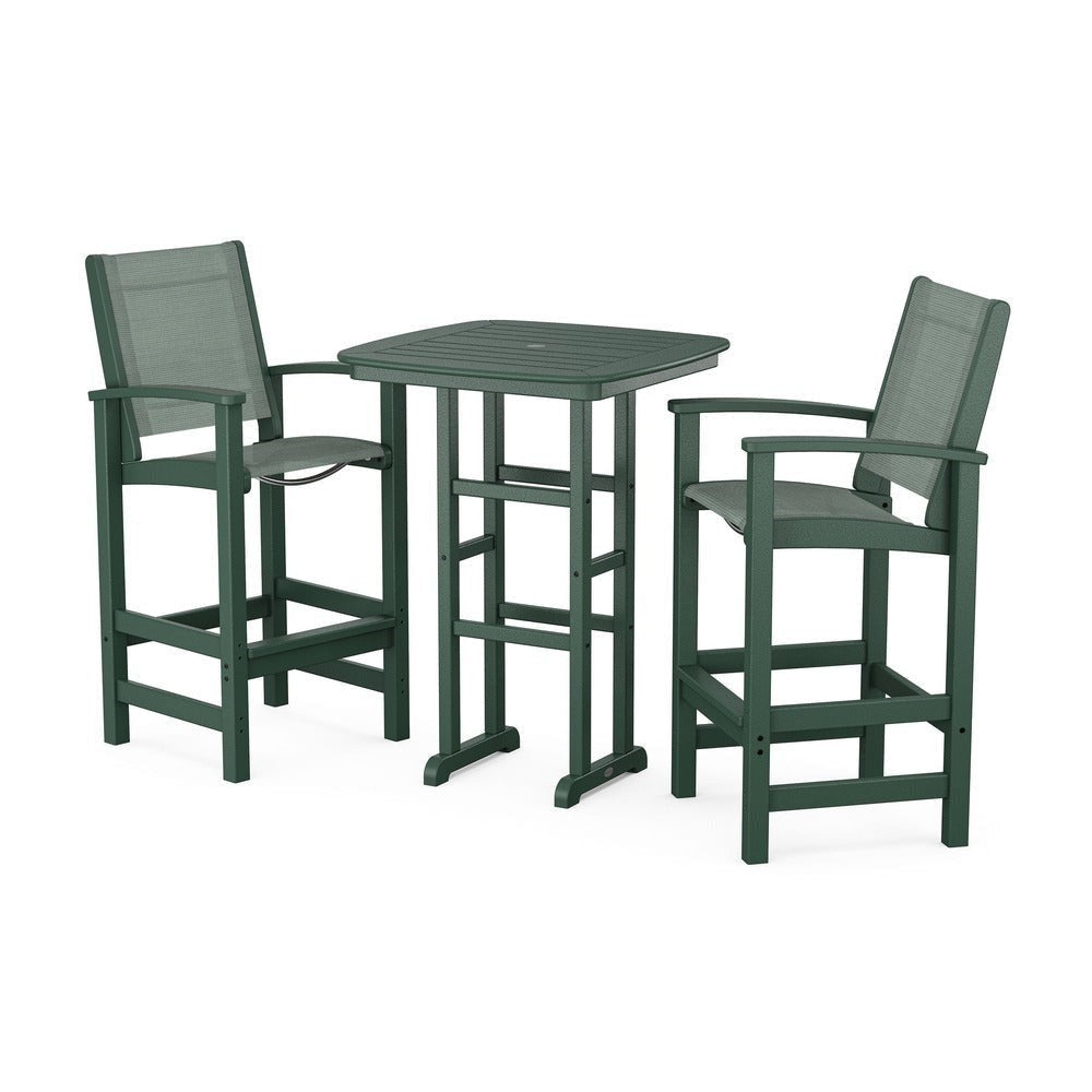 POLYWOOD® Coastal 3-Piece Bar Set - PWS156