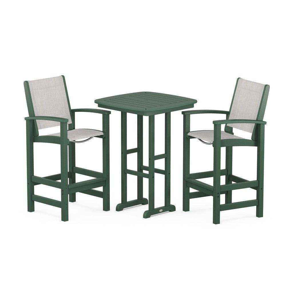 POLYWOOD® Coastal 3-Piece Bar Set - PWS156