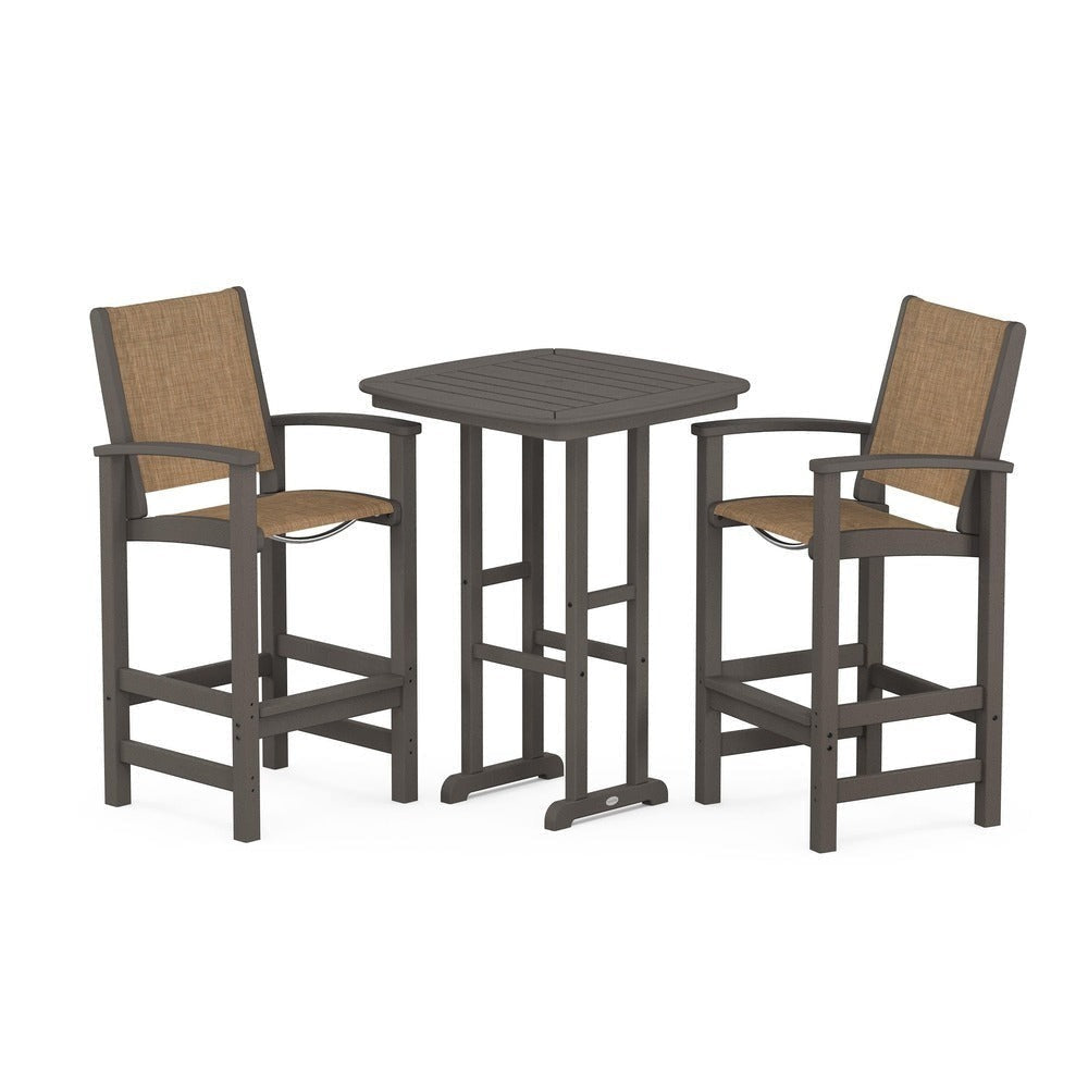 POLYWOOD® Coastal 3-Piece Bar Set - PWS156