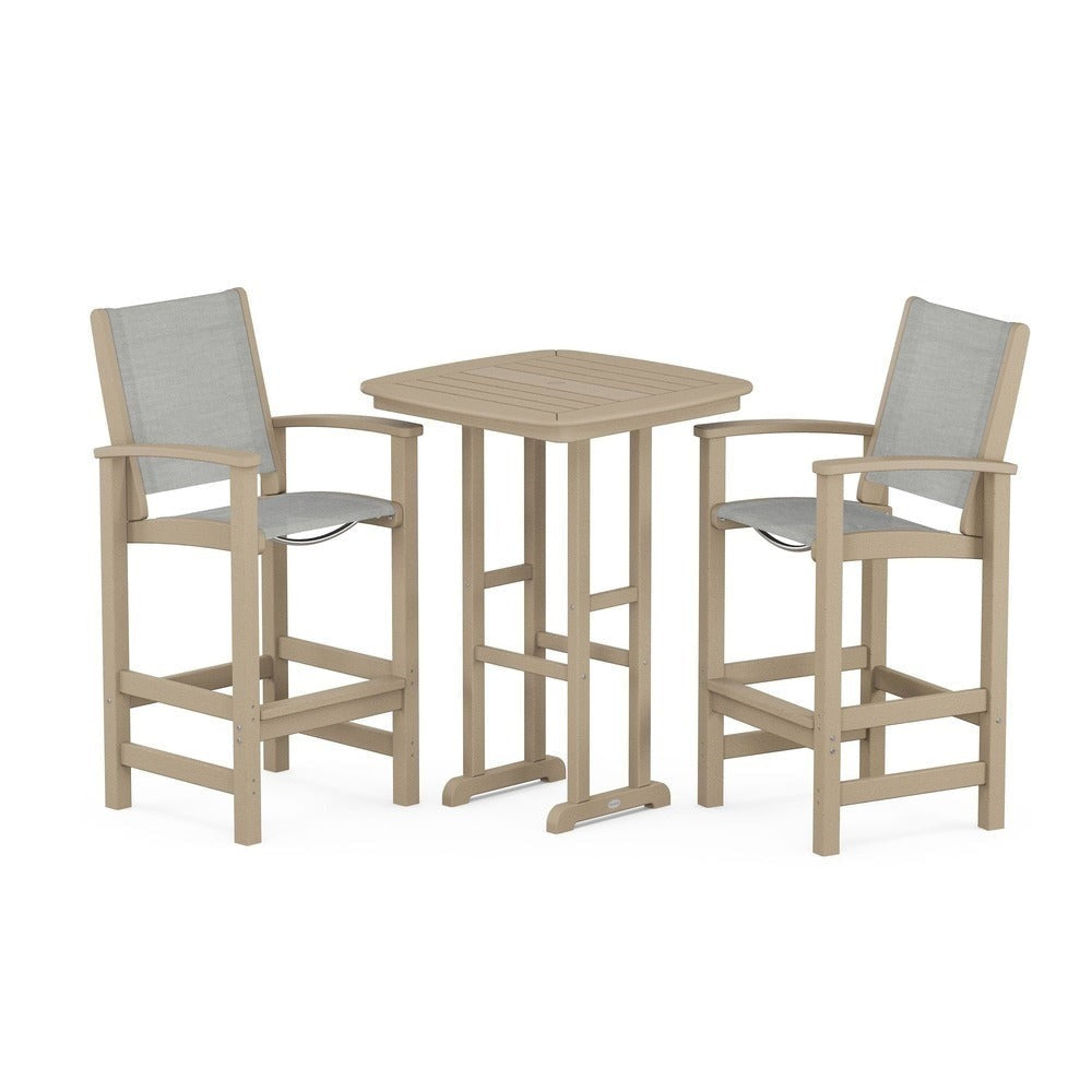 POLYWOOD® Coastal 3-Piece Bar Set - PWS156