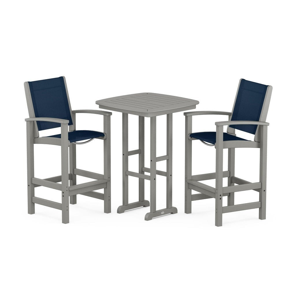 POLYWOOD® Coastal 3-Piece Bar Set - PWS156