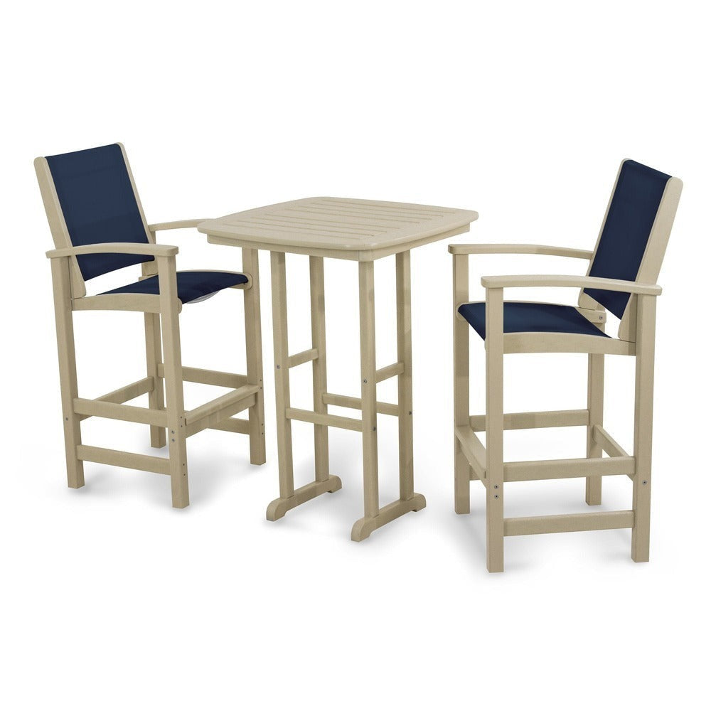 POLYWOOD® Coastal 3-Piece Bar Set - PWS156