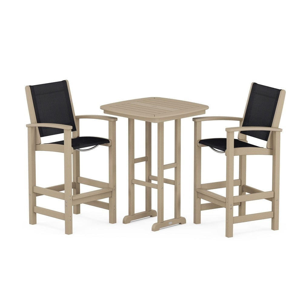 POLYWOOD® Coastal 3-Piece Bar Set - PWS156