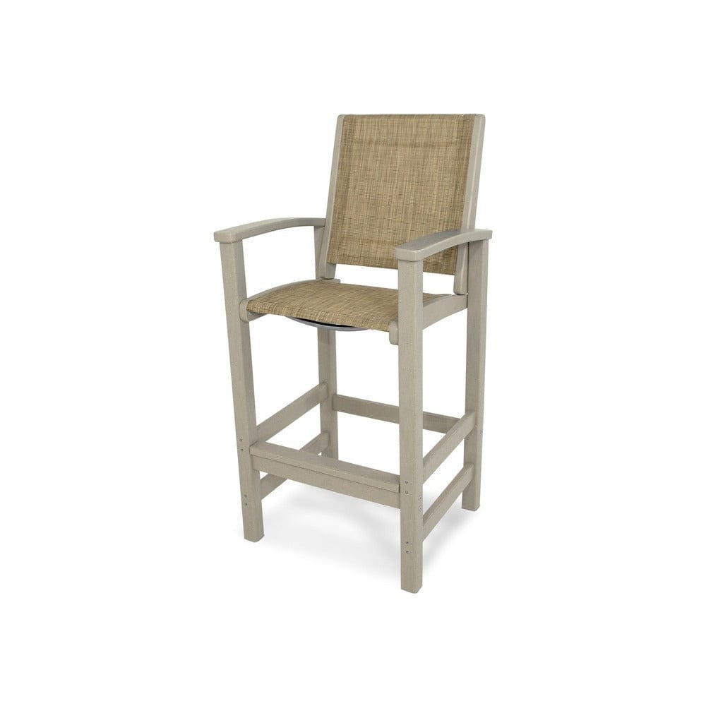 POLYWOOD® Coastal Bar Chair - 9012 Outdoor Furniture POLYWOOD®
