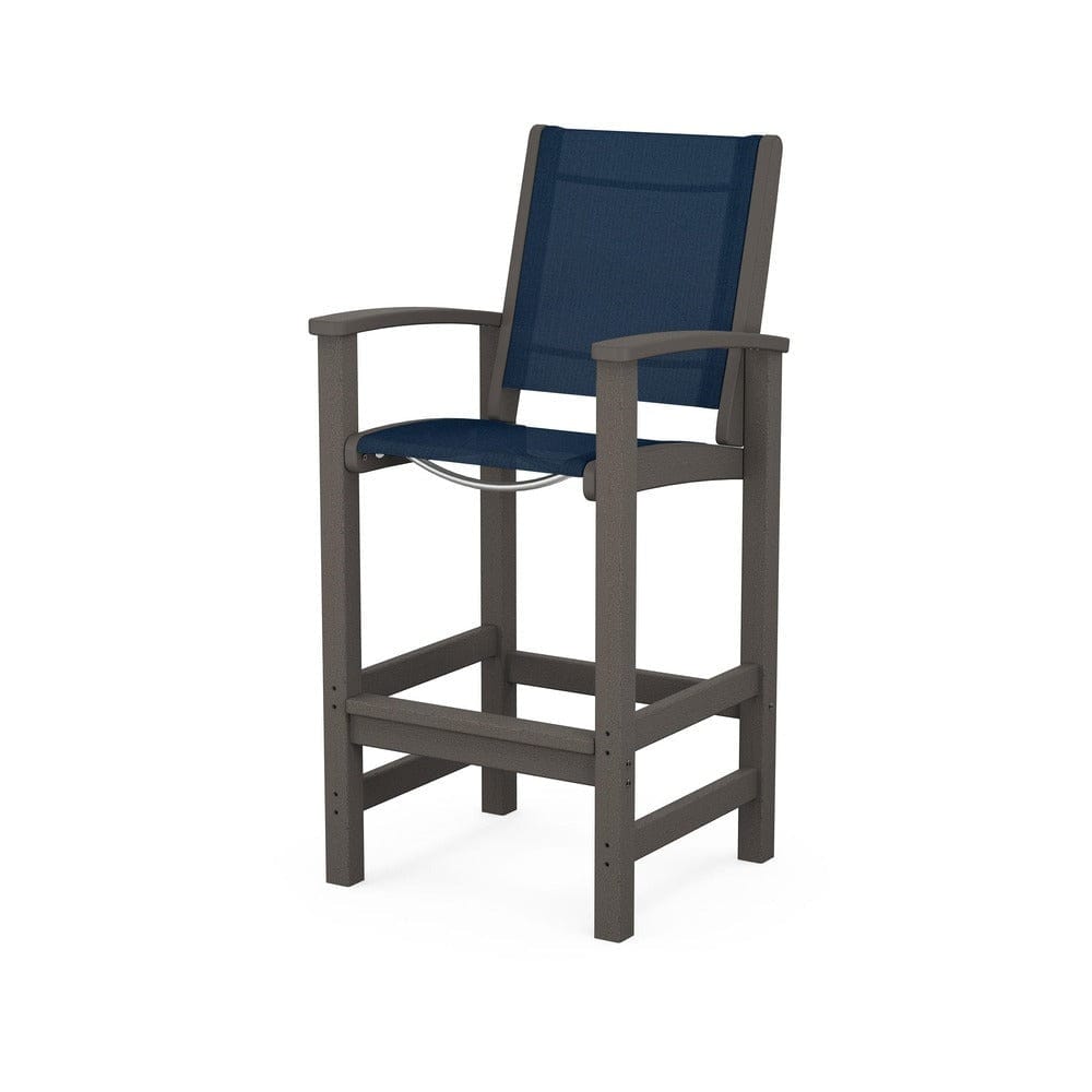 POLYWOOD® Coastal Bar Chair - 9012 Outdoor Furniture POLYWOOD®