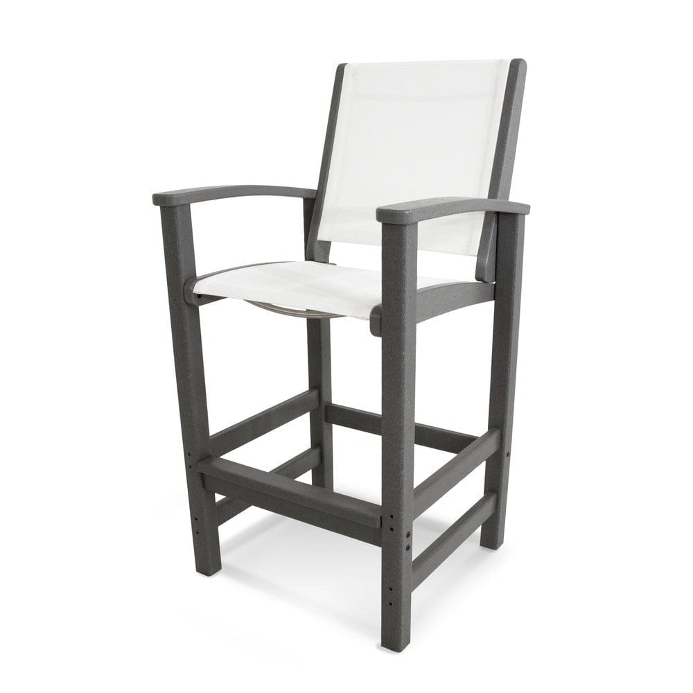 POLYWOOD® Coastal Bar Chair - 9012 Outdoor Furniture POLYWOOD®