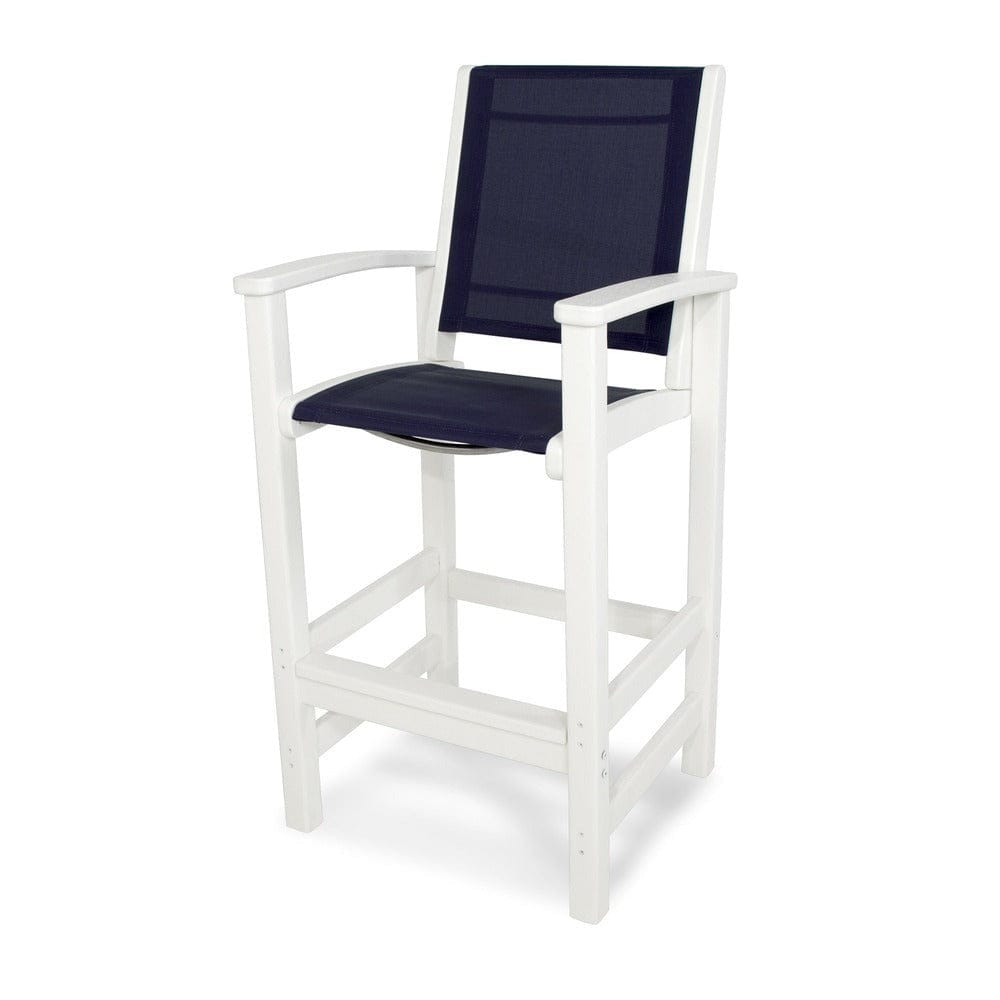 POLYWOOD® Coastal Bar Chair - 9012 Outdoor Furniture POLYWOOD®