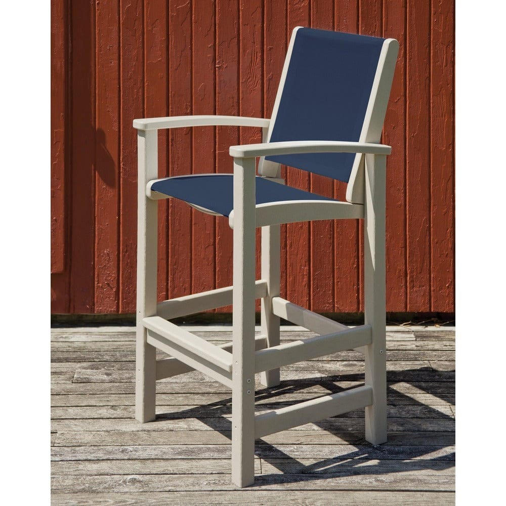 POLYWOOD® Coastal Bar Chair - 9012 Outdoor Furniture POLYWOOD®