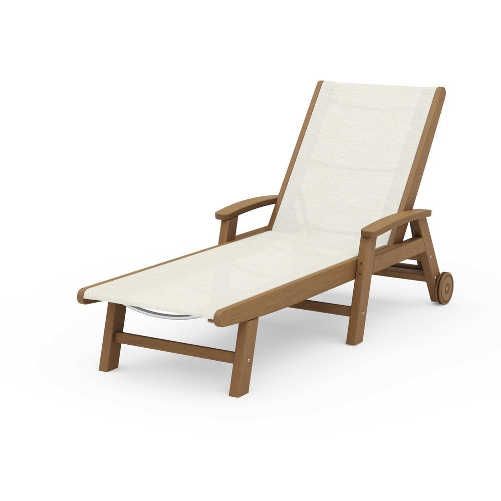 POLYWOOD® Coastal Chaise with Wheels - SW2290