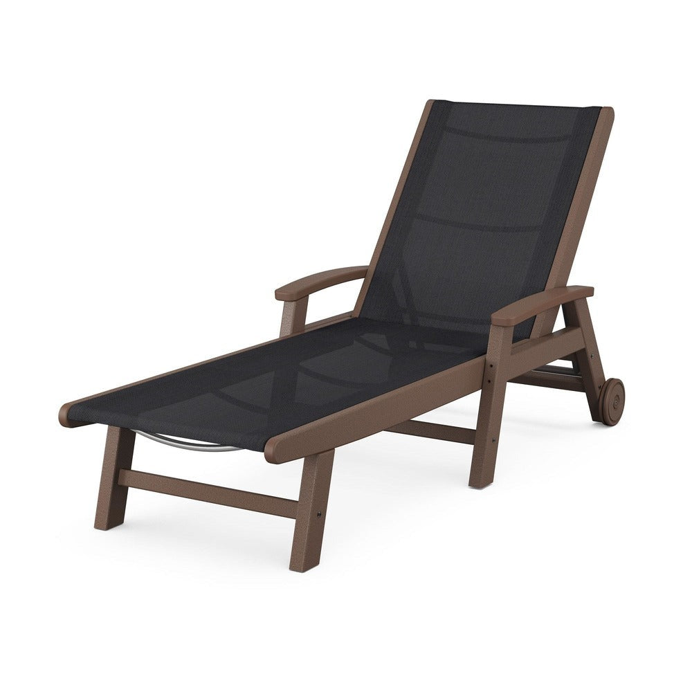 POLYWOOD® Coastal Chaise with Wheels - SW2290