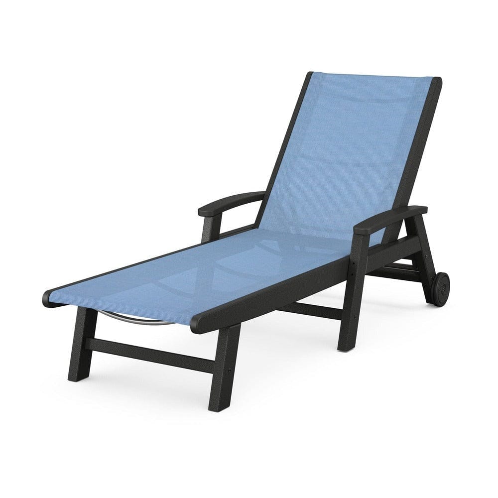 POLYWOOD® Coastal Chaise with Wheels - SW2290