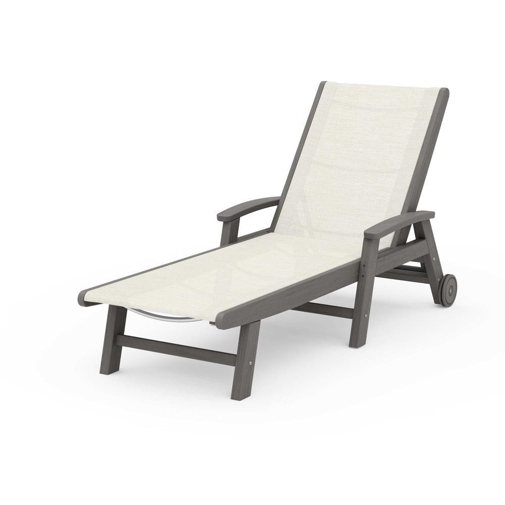 POLYWOOD® Coastal Chaise with Wheels - SW2290