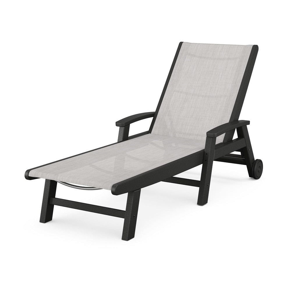 POLYWOOD® Coastal Chaise with Wheels - SW2290