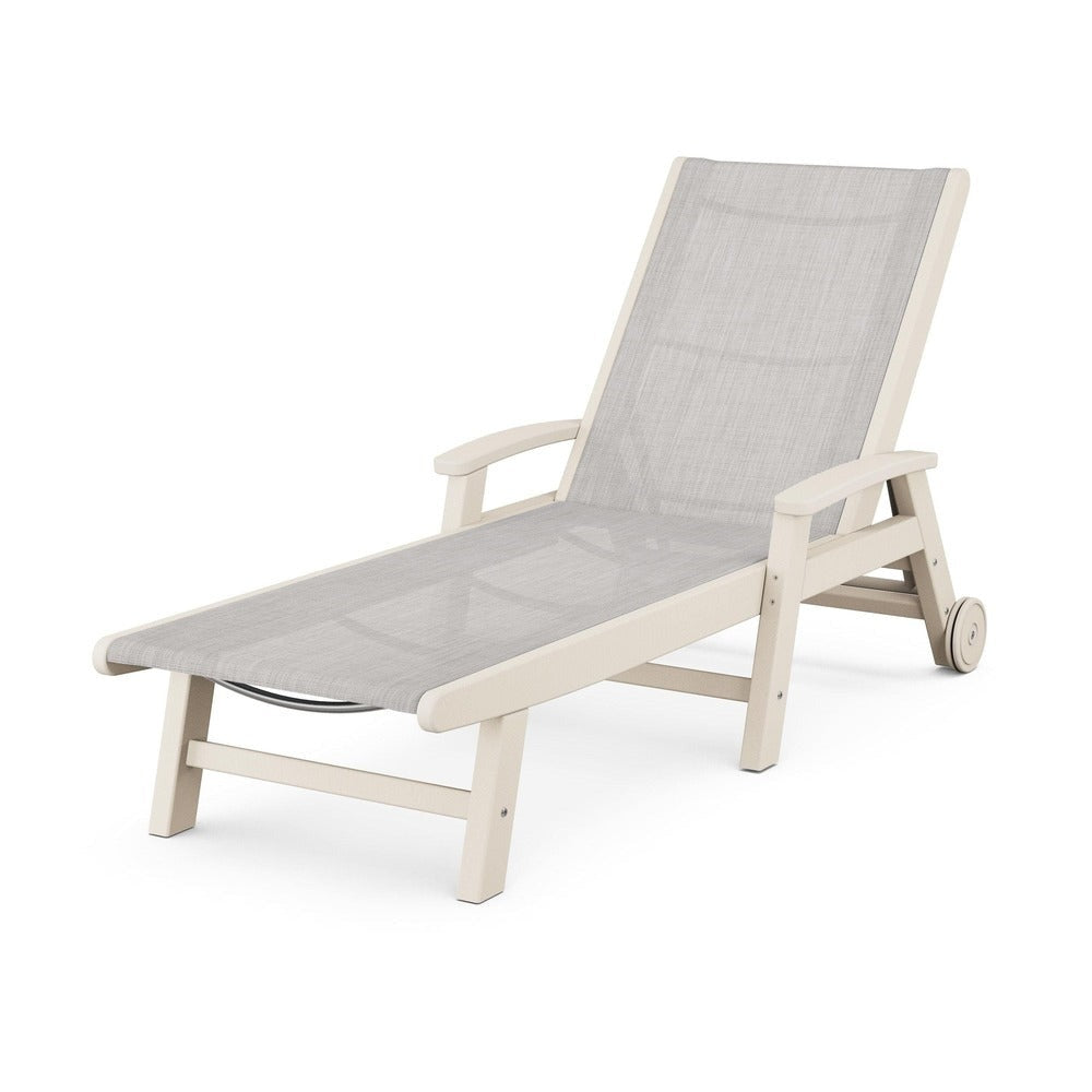 POLYWOOD® Coastal Chaise with Wheels - SW2290