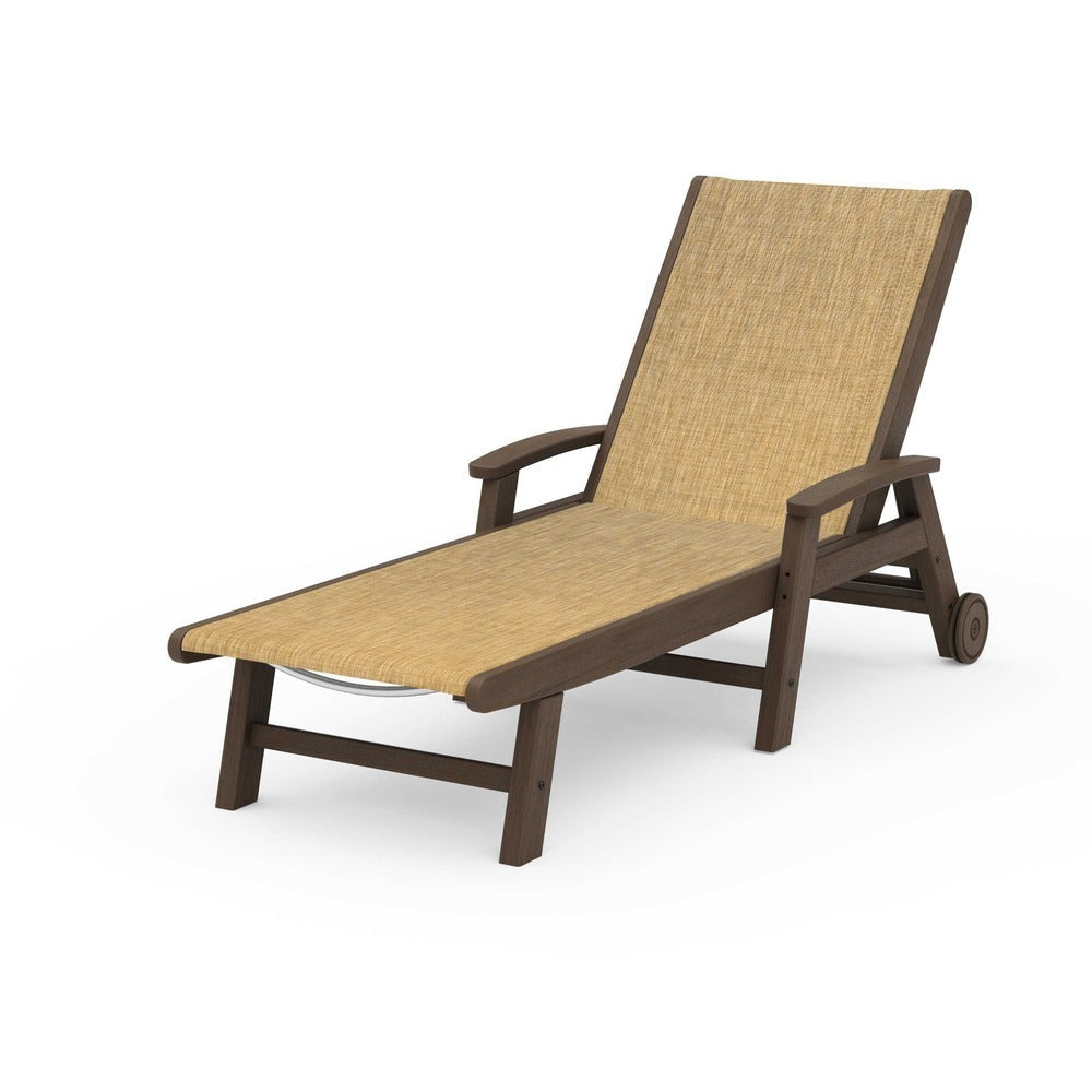 POLYWOOD® Coastal Chaise with Wheels - SW2290