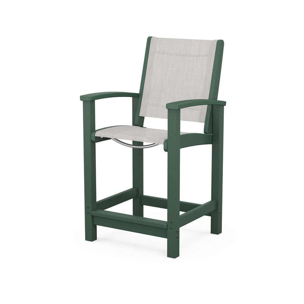 POLYWOOD® Coastal Counter Chair - 9011