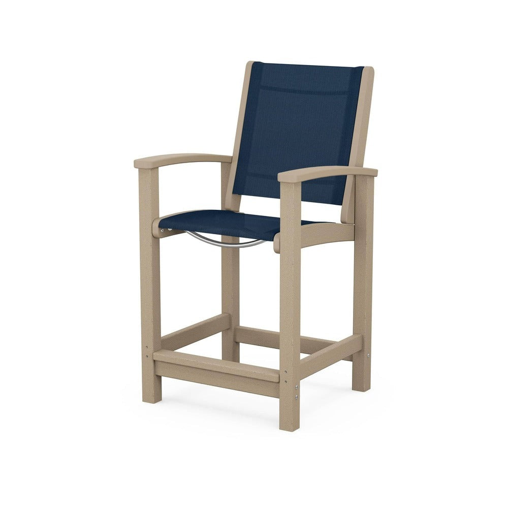 POLYWOOD® Coastal Counter Chair - 9011