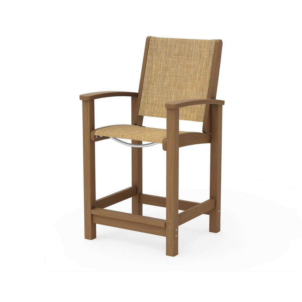 POLYWOOD® Coastal Counter Chair - 9011