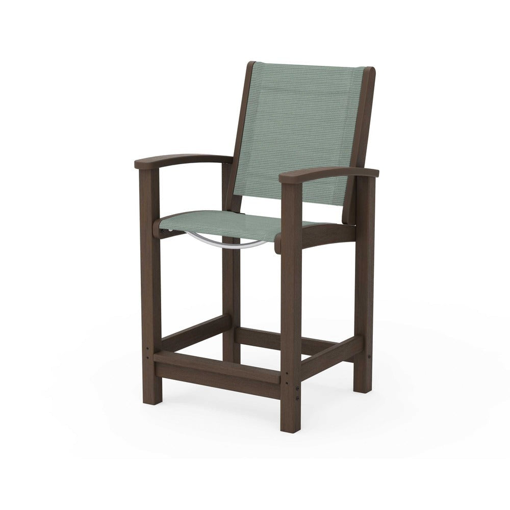 POLYWOOD® Coastal Counter Chair - 9011 Outdoor Furniture POLYWOOD®