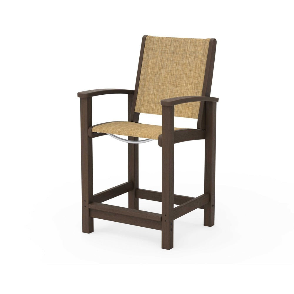 POLYWOOD® Coastal Counter Chair - 9011