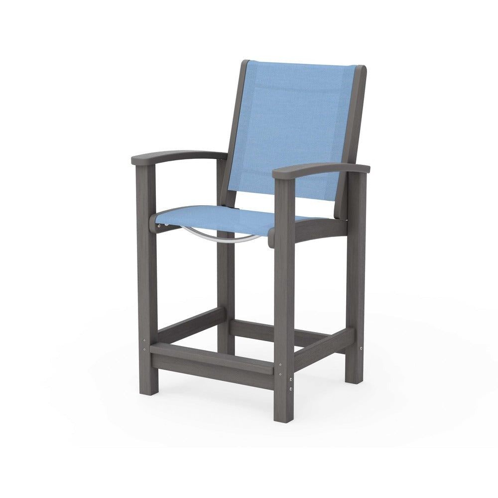 POLYWOOD® Coastal Counter Chair - 9011