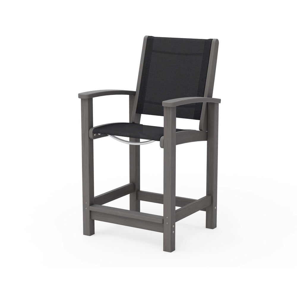 POLYWOOD® Coastal Counter Chair - 9011