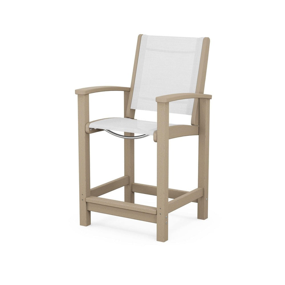 POLYWOOD® Coastal Counter Chair - 9011
