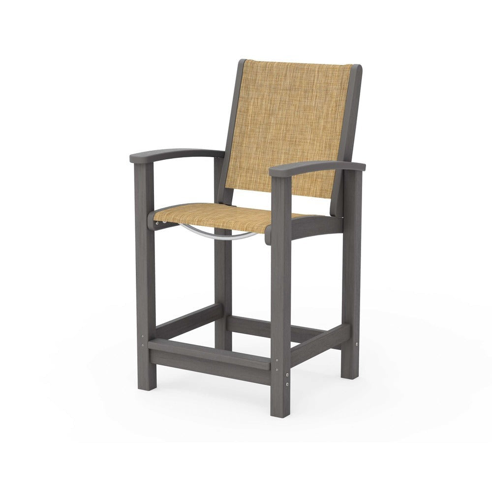POLYWOOD® Coastal Counter Chair - 9011