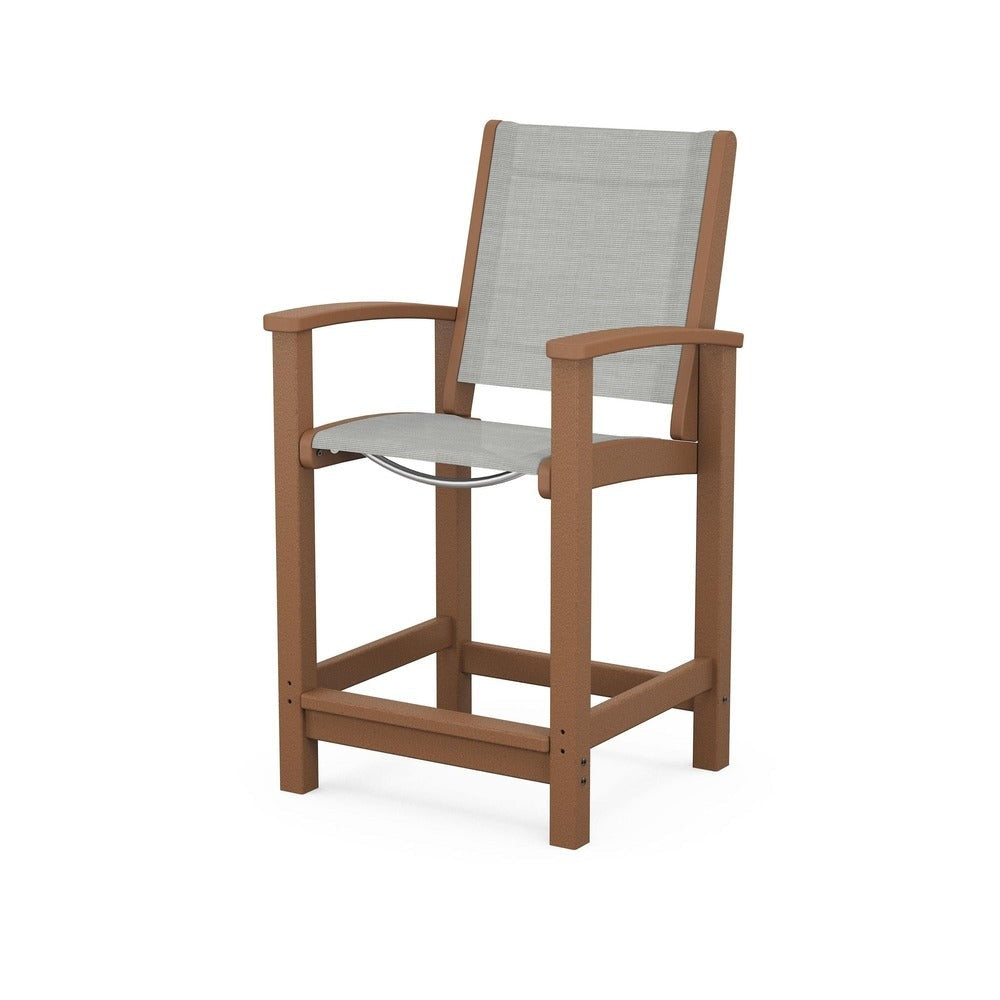 POLYWOOD® Coastal Counter Chair - 9011