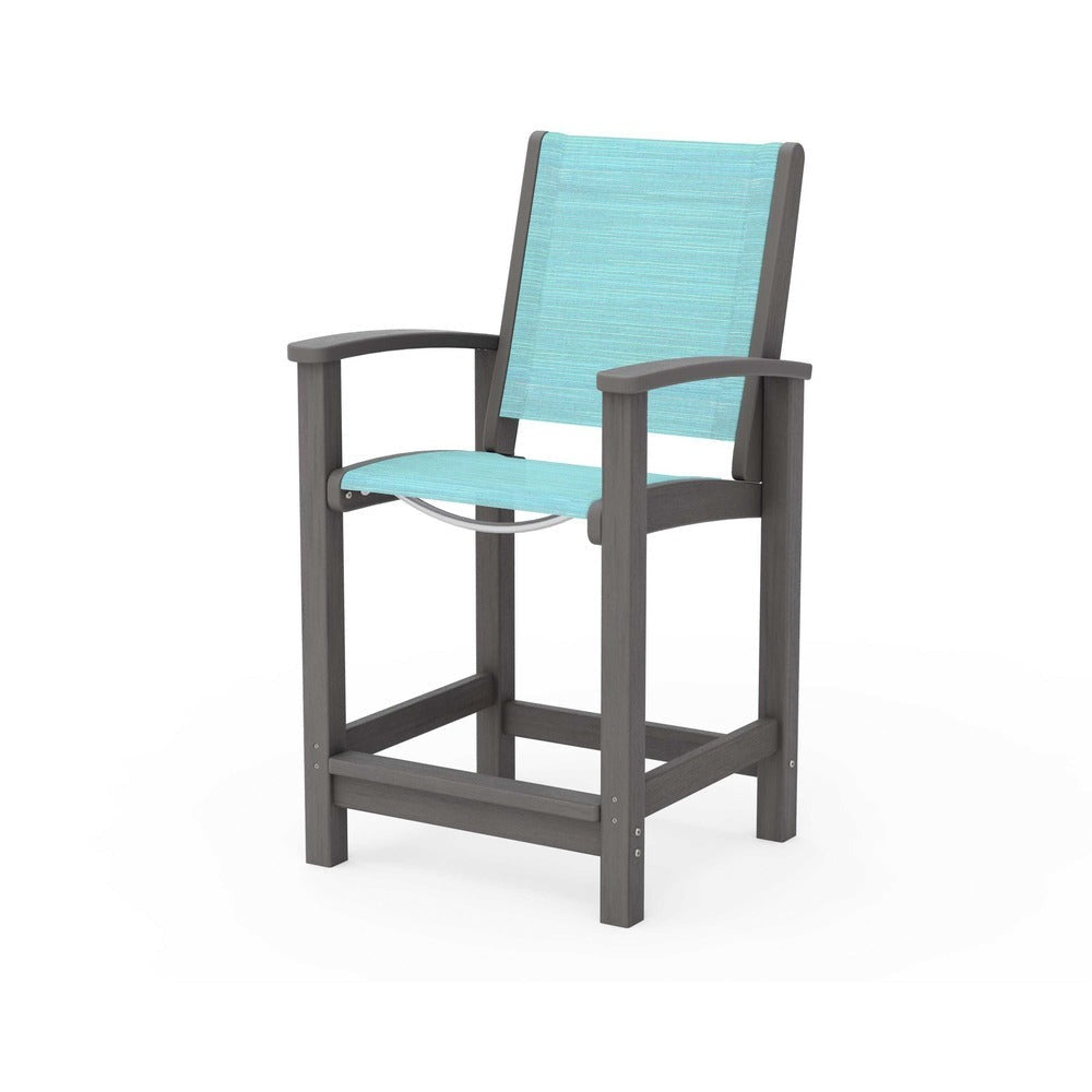 POLYWOOD® Coastal Counter Chair - 9011