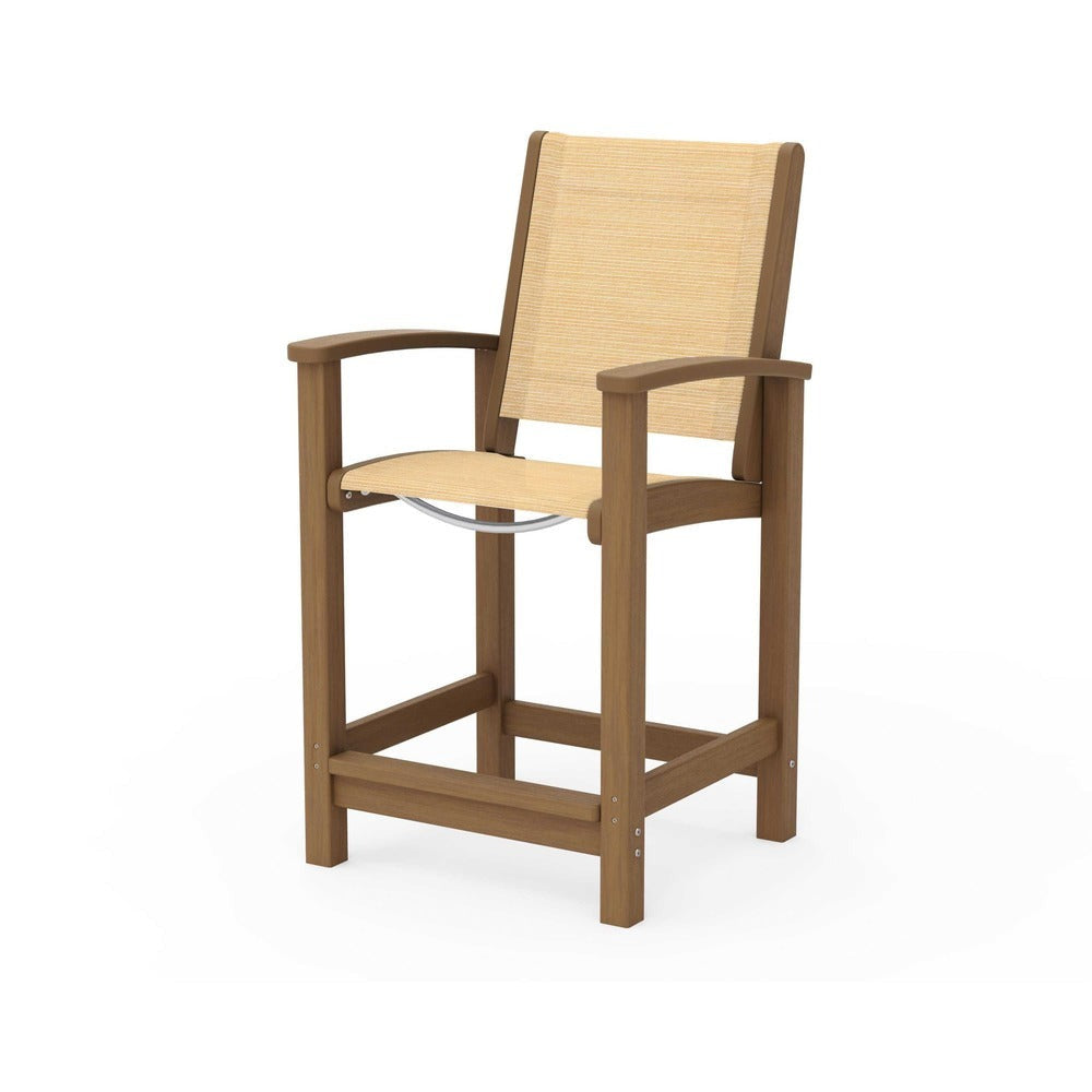 POLYWOOD® Coastal Counter Chair - 9011