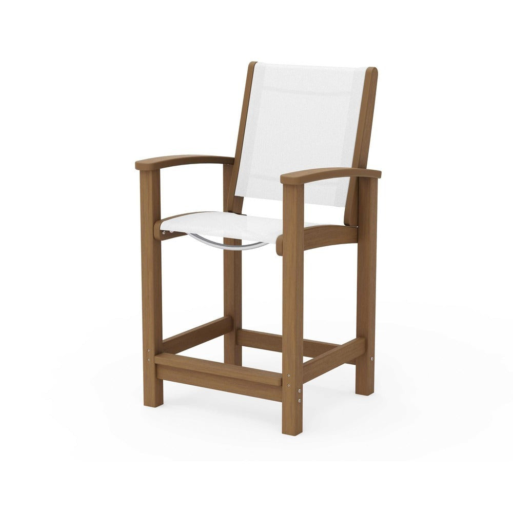 POLYWOOD® Coastal Counter Chair - 9011