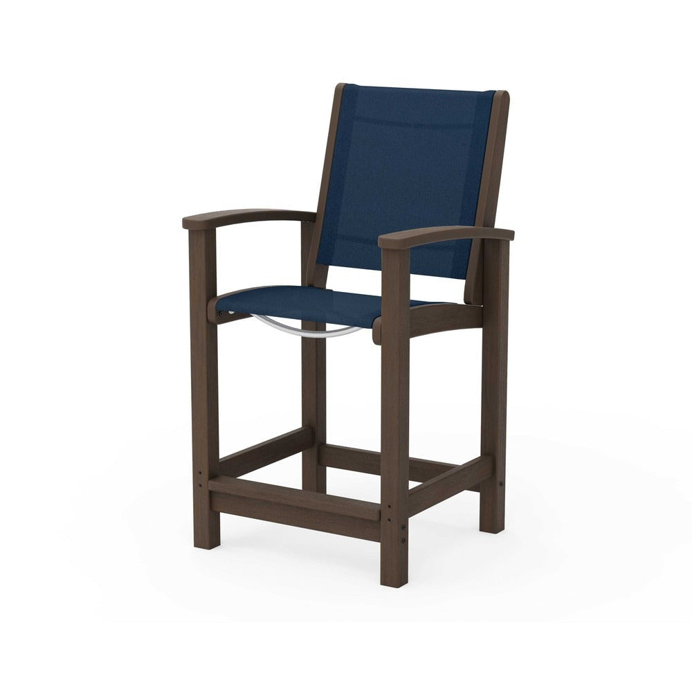 POLYWOOD® Coastal Counter Chair - 9011 Outdoor Furniture POLYWOOD®