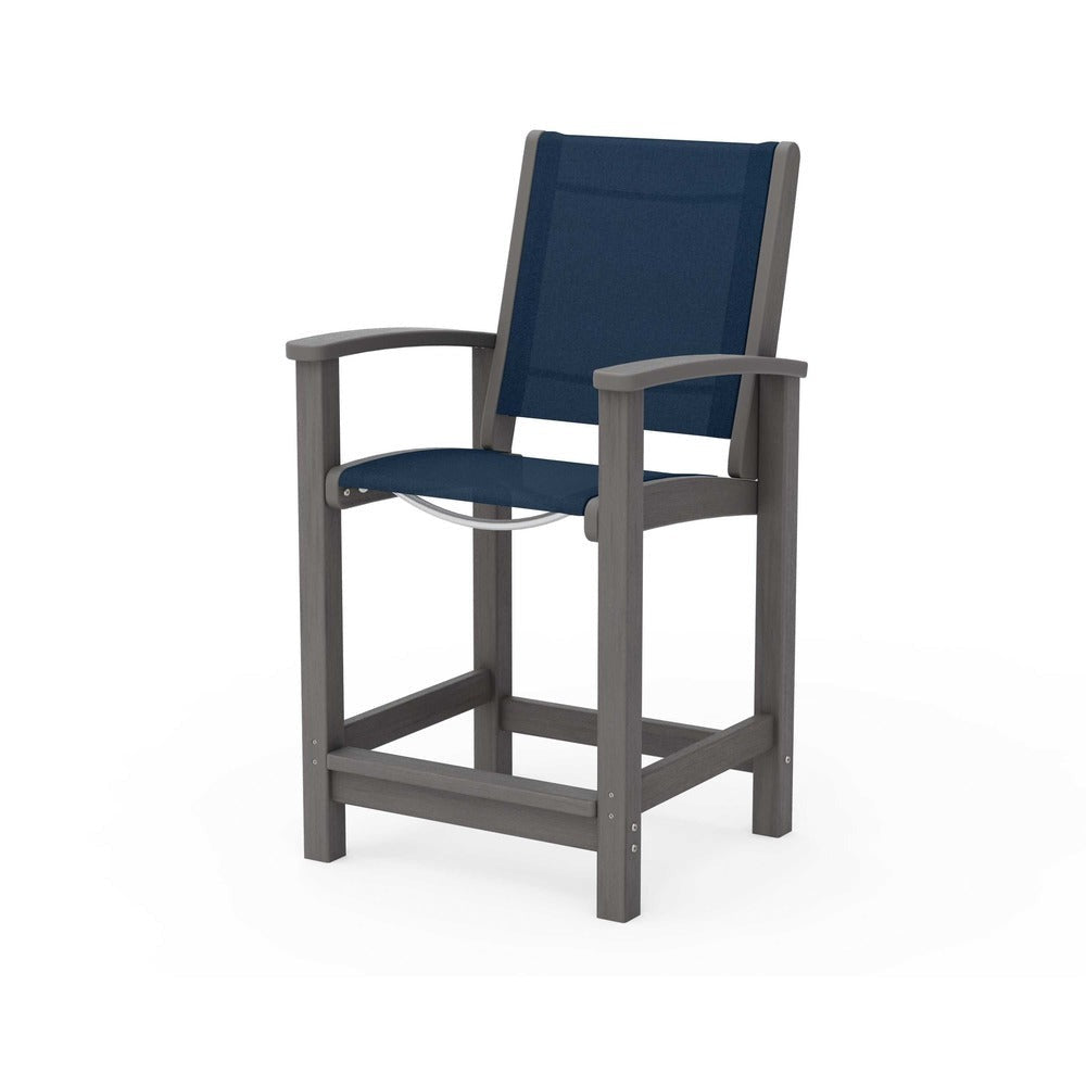 POLYWOOD® Coastal Counter Chair - 9011