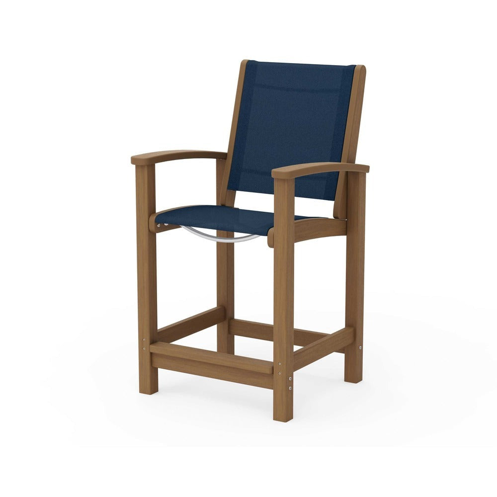 POLYWOOD® Coastal Counter Chair - 9011