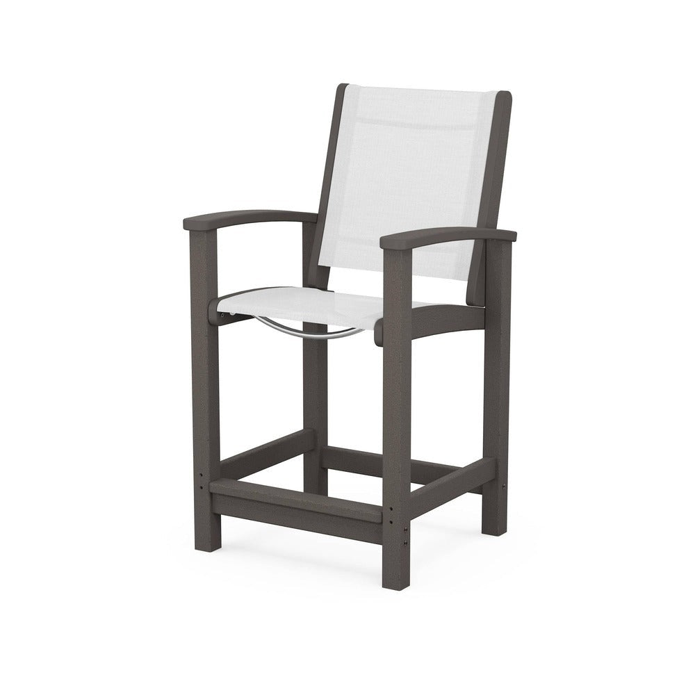 POLYWOOD® Coastal Counter Chair - 9011