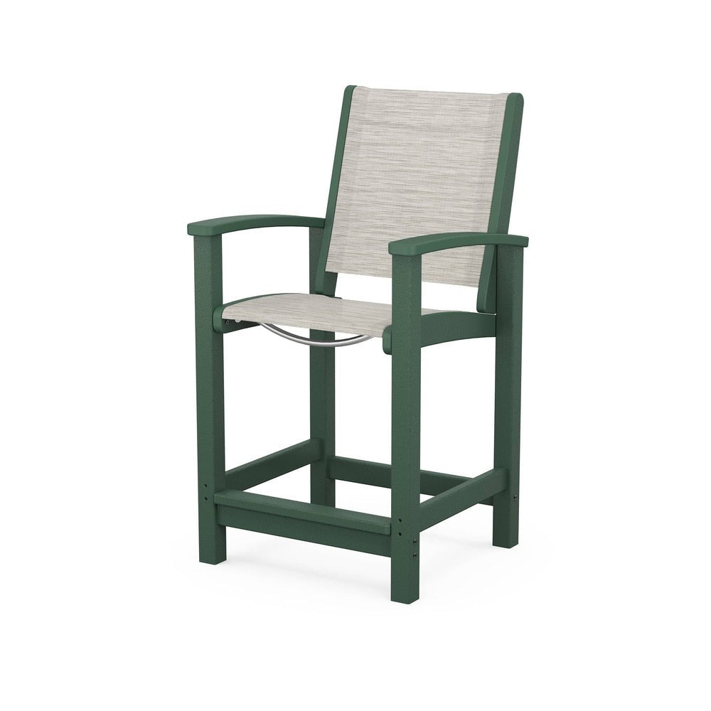 POLYWOOD® Coastal Counter Chair - 9011